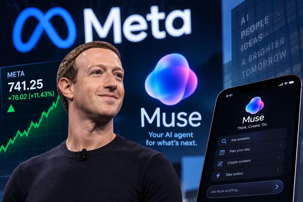 Meta Stock Surges 11% as Muse AI Agent Fuels Investor Excitement