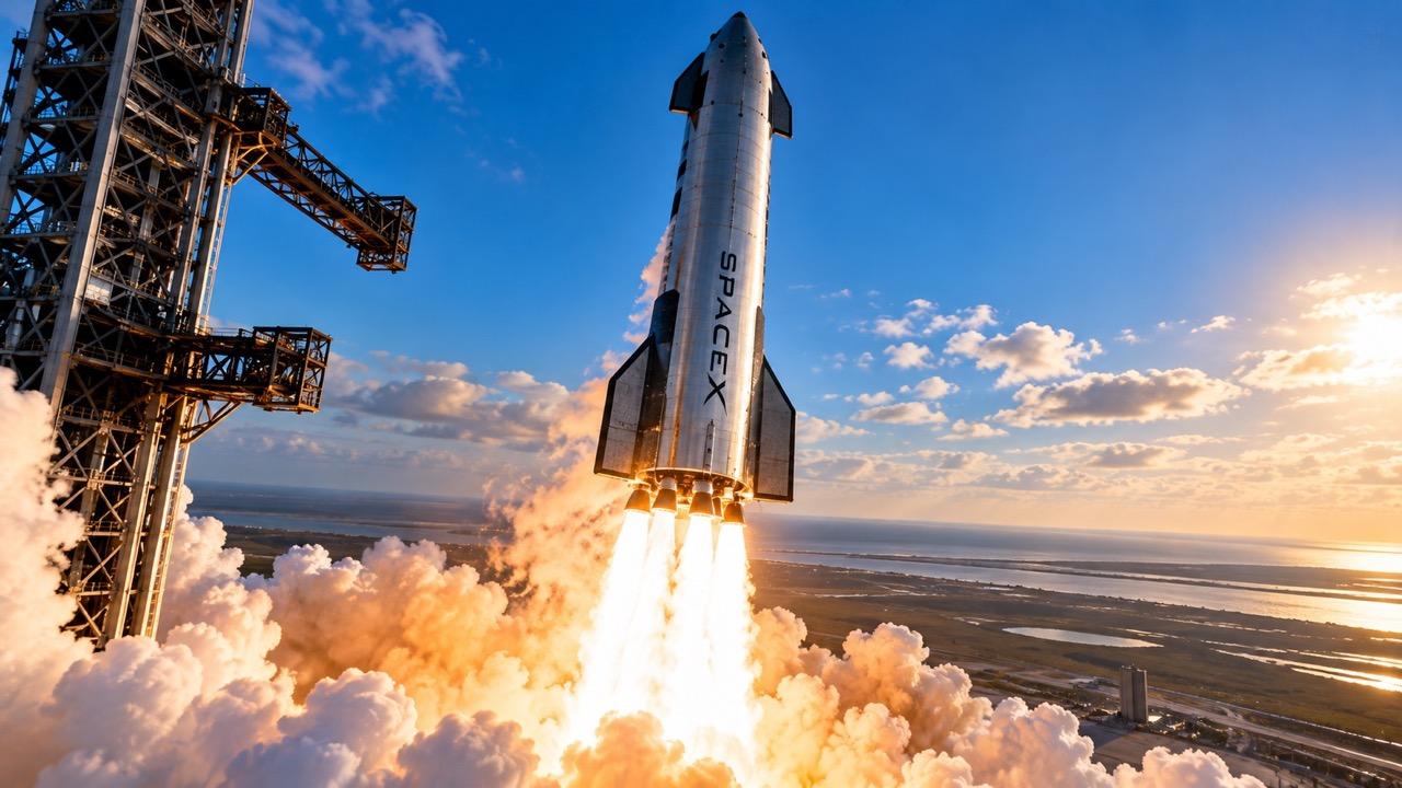 JUST IN: SpaceX Starship Reaches Orbit for First Time on Flight 14