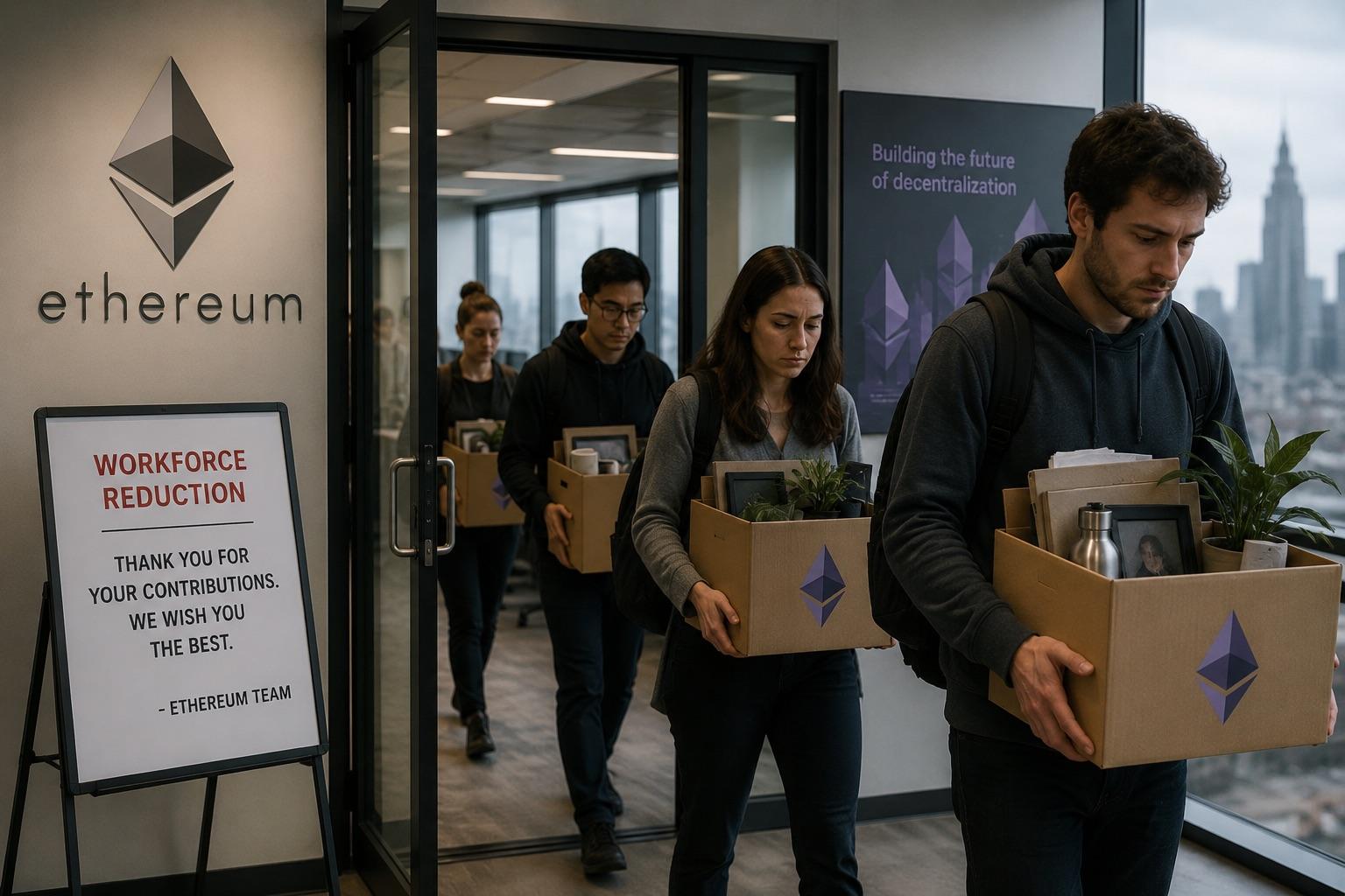 Ethereum Foundation Fires 20% Of Workforce, Reveals Brand-New Structure