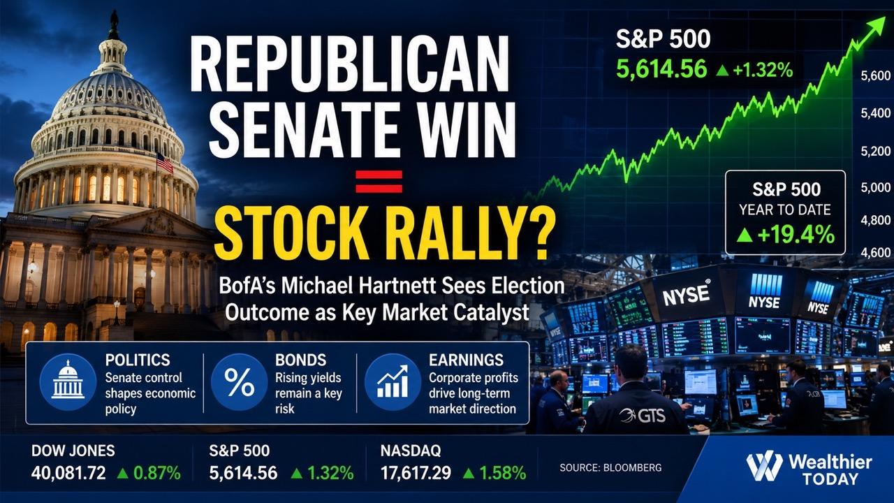 BofA’s Hartnett Sees Republican Senate Win Fueling Stock Rally