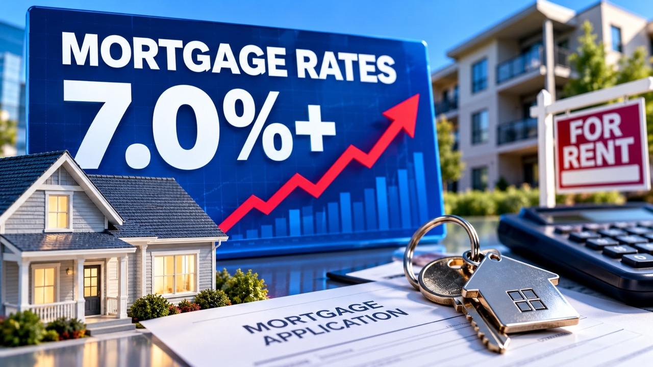 US Mortgage Rates Today: What 7%+ Interest Rates Mean for Owners and Renters