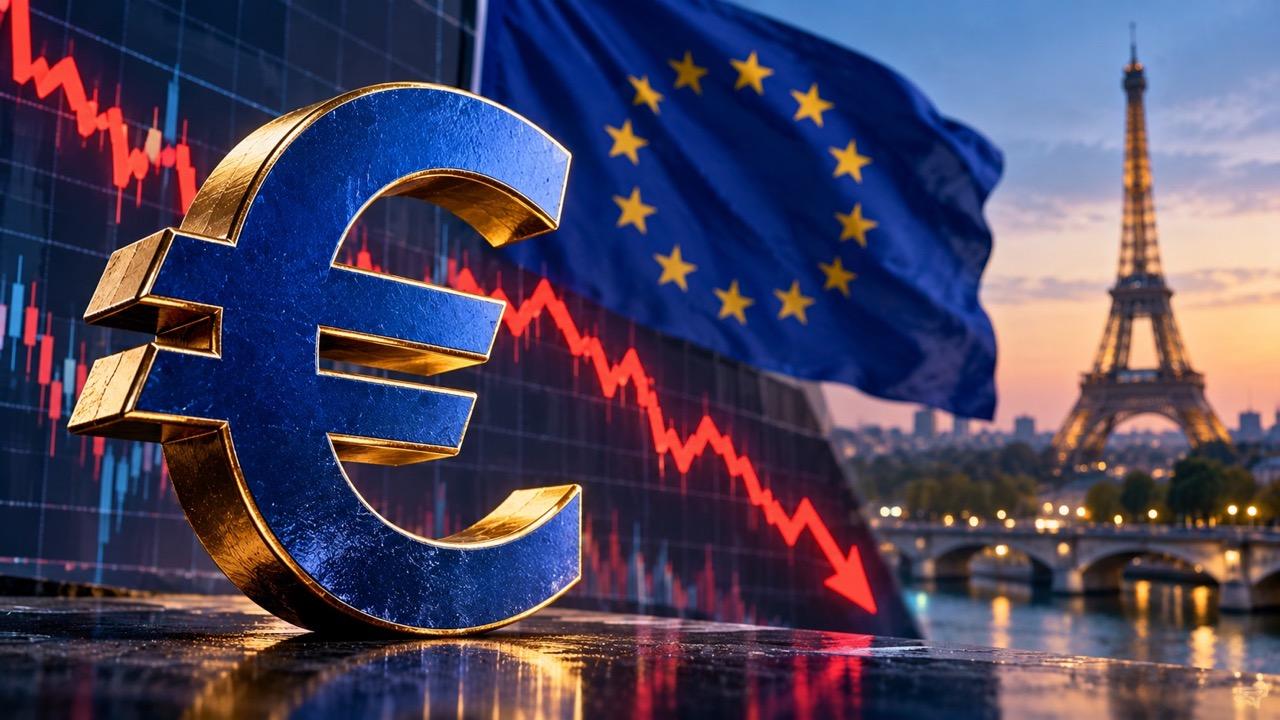 Euro Falls to 17-Month Low as France Debt Risks Raise New Concerns for Investors