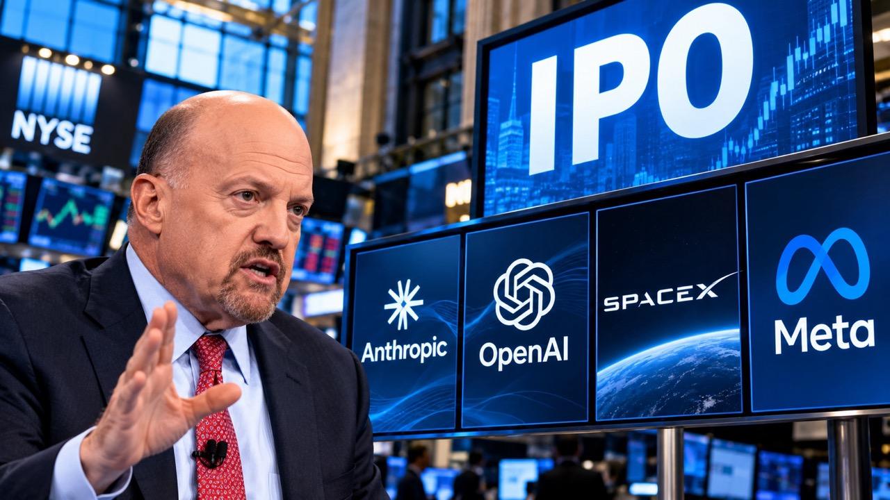 Jim Cramer Warns Anthropic, OpenAI and SpaceX IPOs Could Threaten Bull Market