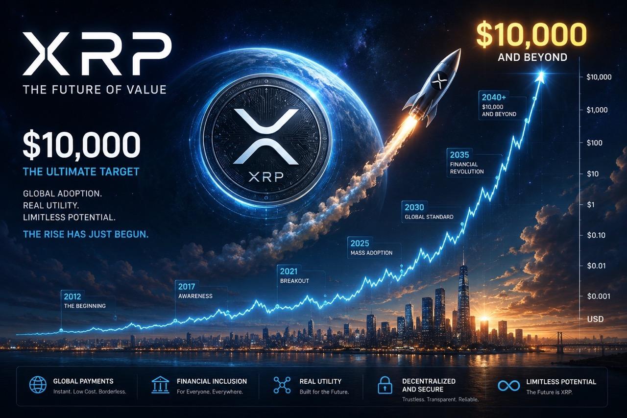 XRP Price To Cross $10,000? Pundit Says Retail Could Be Locked Out Forever