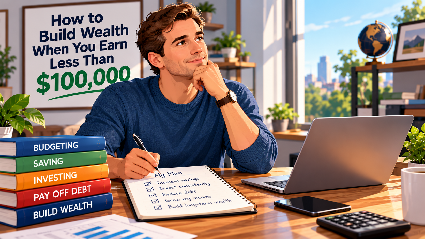 How to Build Wealth When You Earn Less Than $100,000